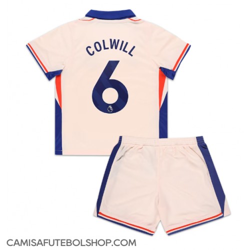 Camisa de time de futebol Chelsea Levi Colwill #6 Replicas 2º Equipamento Infantil 2024-25 Manga Curta (+ Calças curtas)